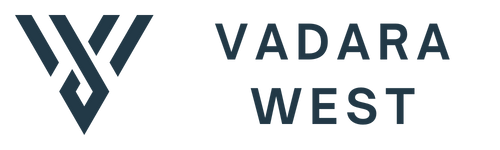 Logo of Vadara West property located in San Diego, California, featuring a modern design with a distinctive V and W symbol.